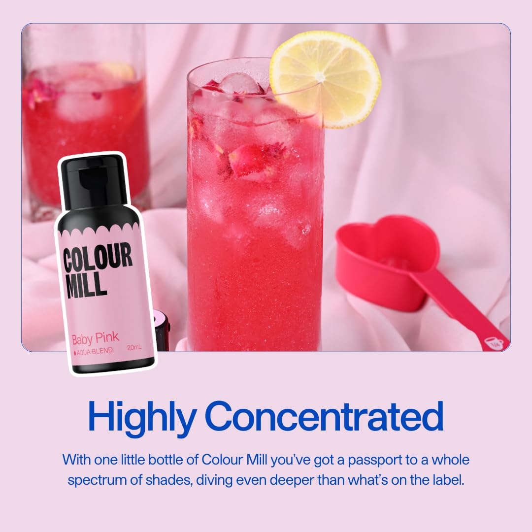 Colour Mill Aqua Blend 20 Milliliters Black Food Coloring