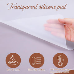 Food-grade silicone nonstick placemat two pack