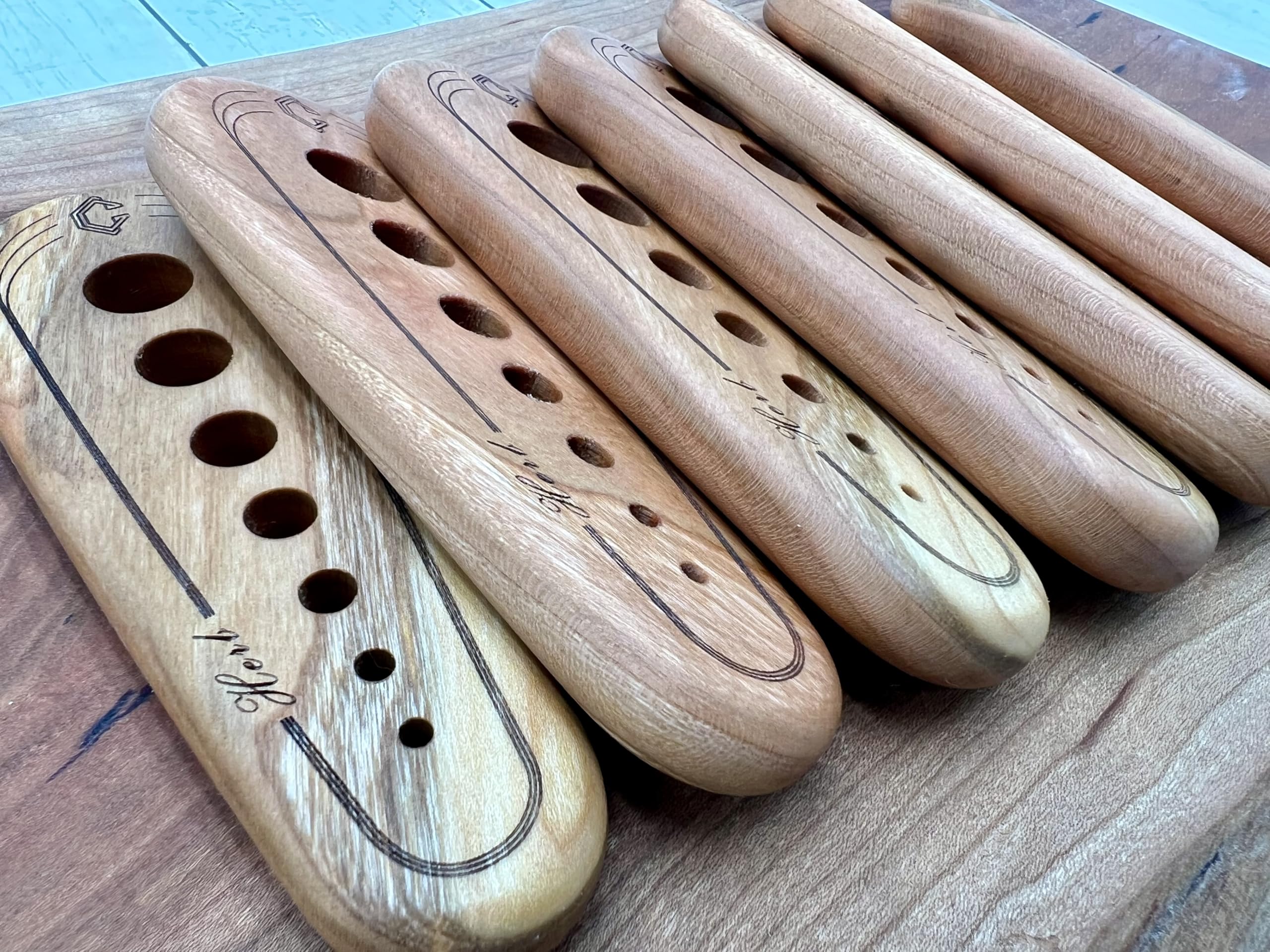 Central Kentucky Woodshop herb stripper with food-safe finish