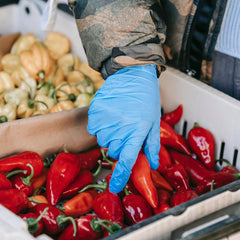 food-safe powder-free nitrile gloves for handling