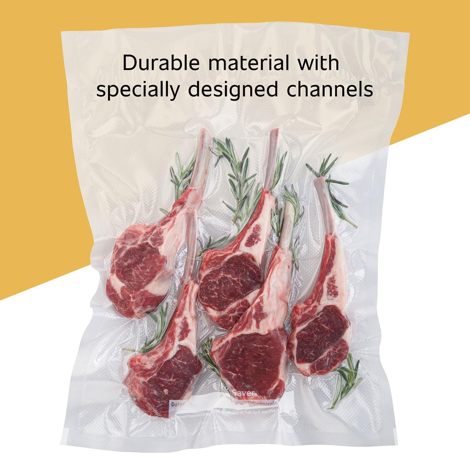 FoodSaver pre-cut freezer bags included in variety pack