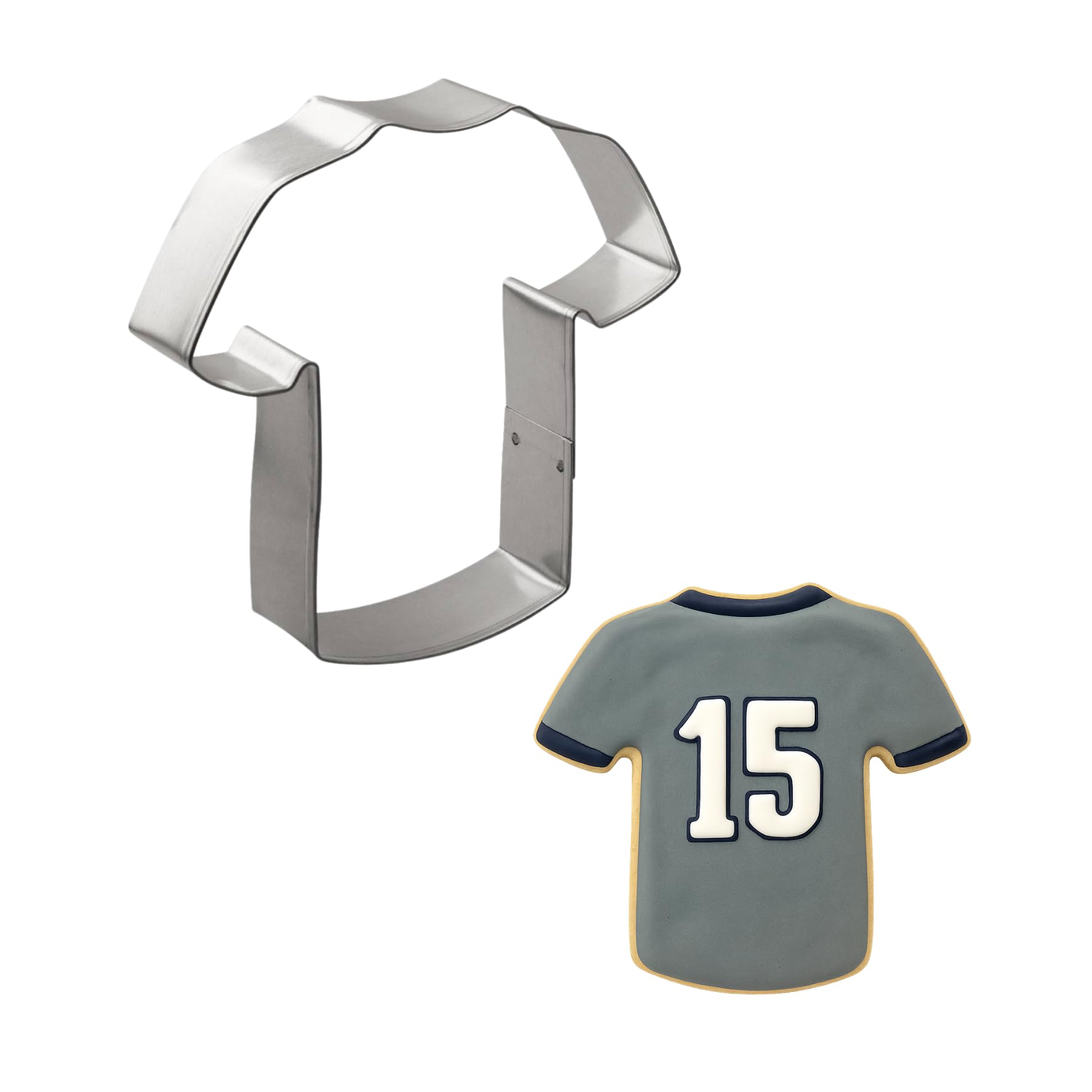 Foose Cookie Cutters sports jersey cookie cutter 4 inch tin plated steel