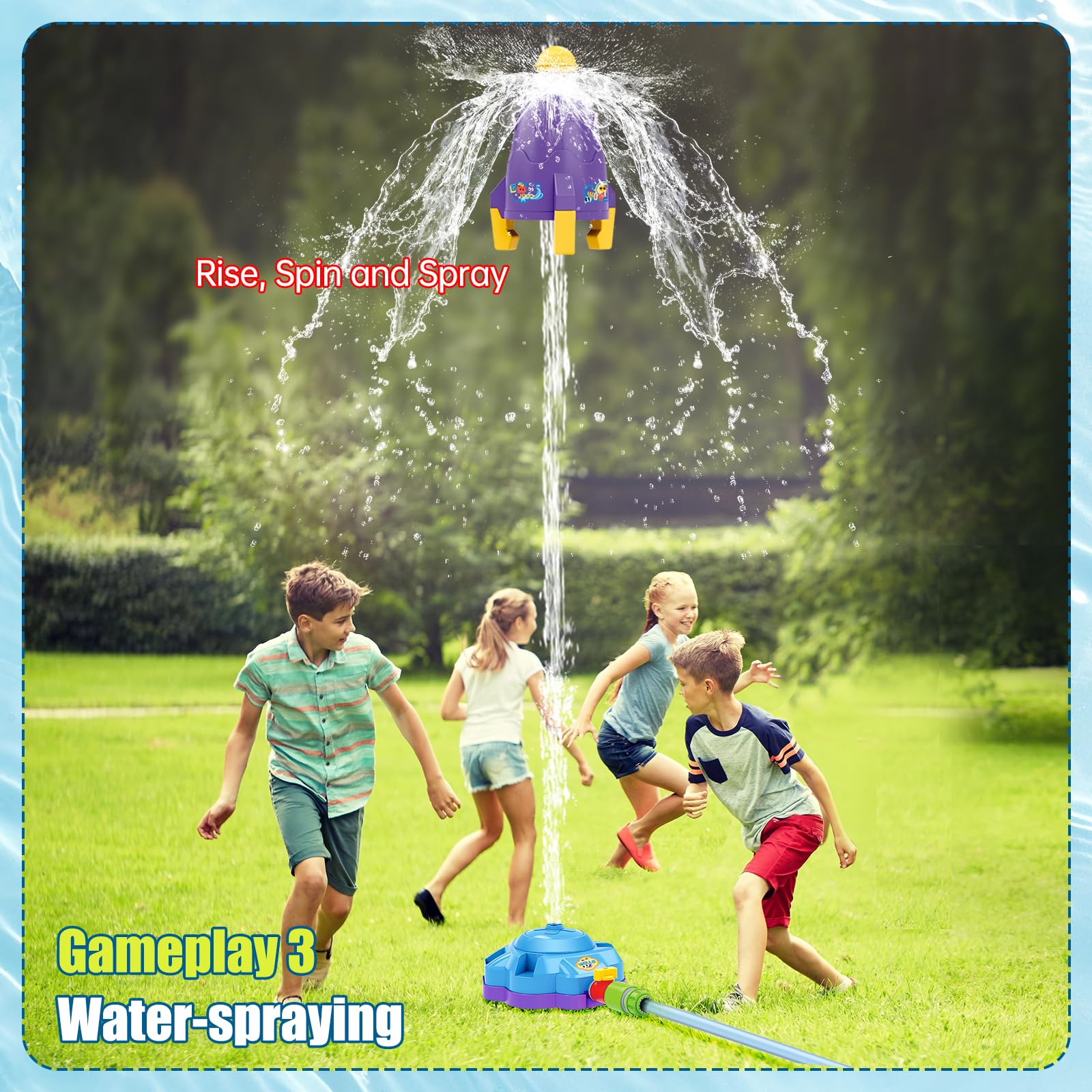 foot-pump rocket launch mechanism