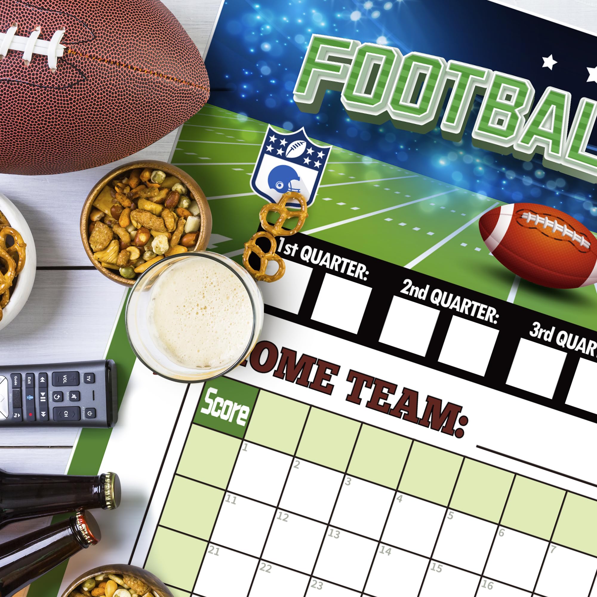 Football party supplies decor banner poster
