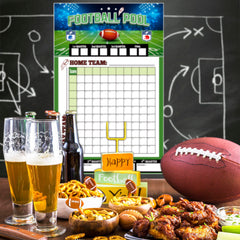 Football squares board poster OHOME decor image