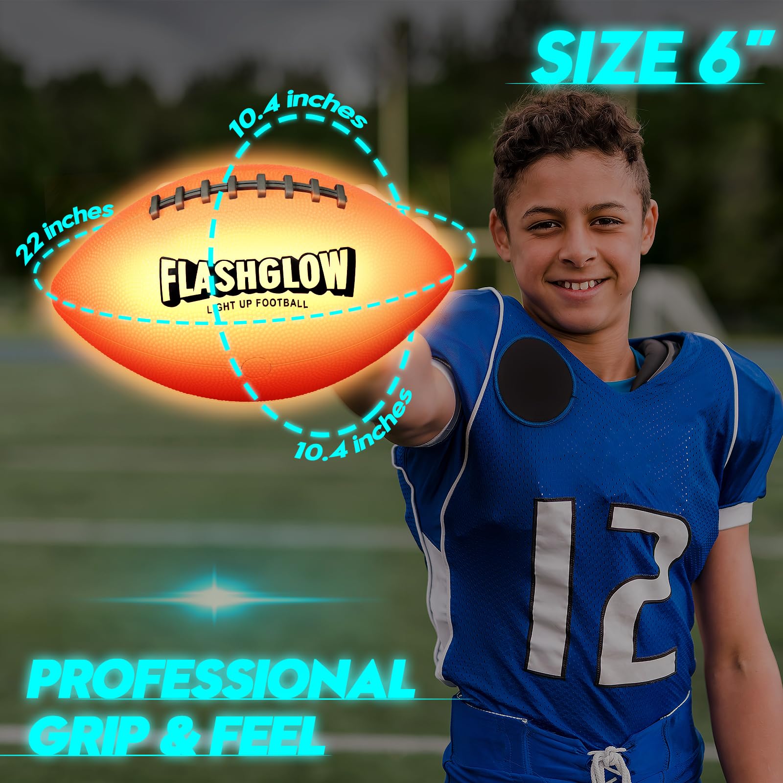 Football toy for teens 8-15 for night training