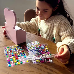 Creative kids using the kit for a DIY vanity