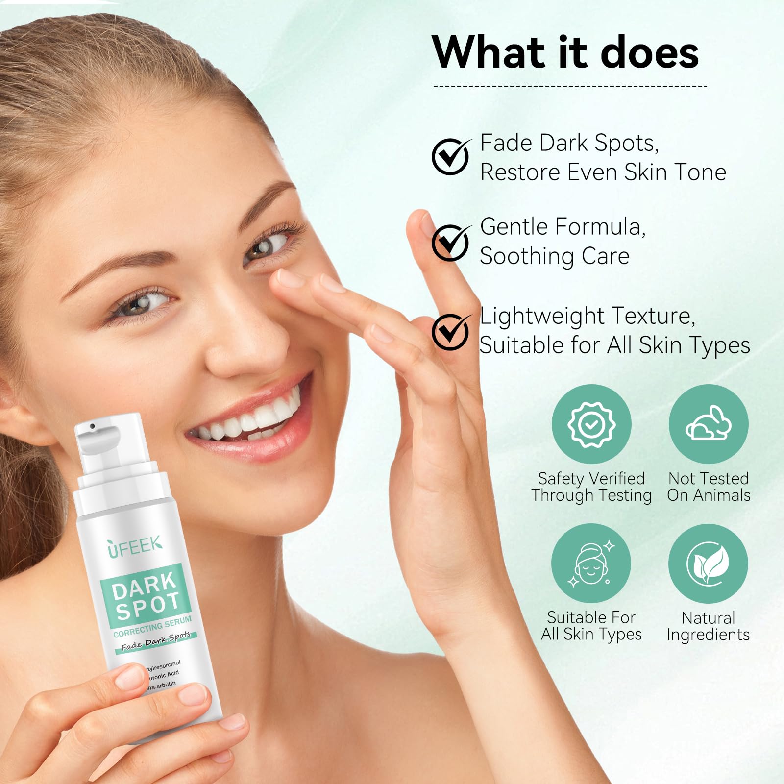 Serum suitable for both women and men packaging