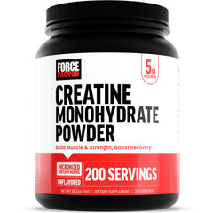 Force Factor Creatine Monohydrate Powder front label
