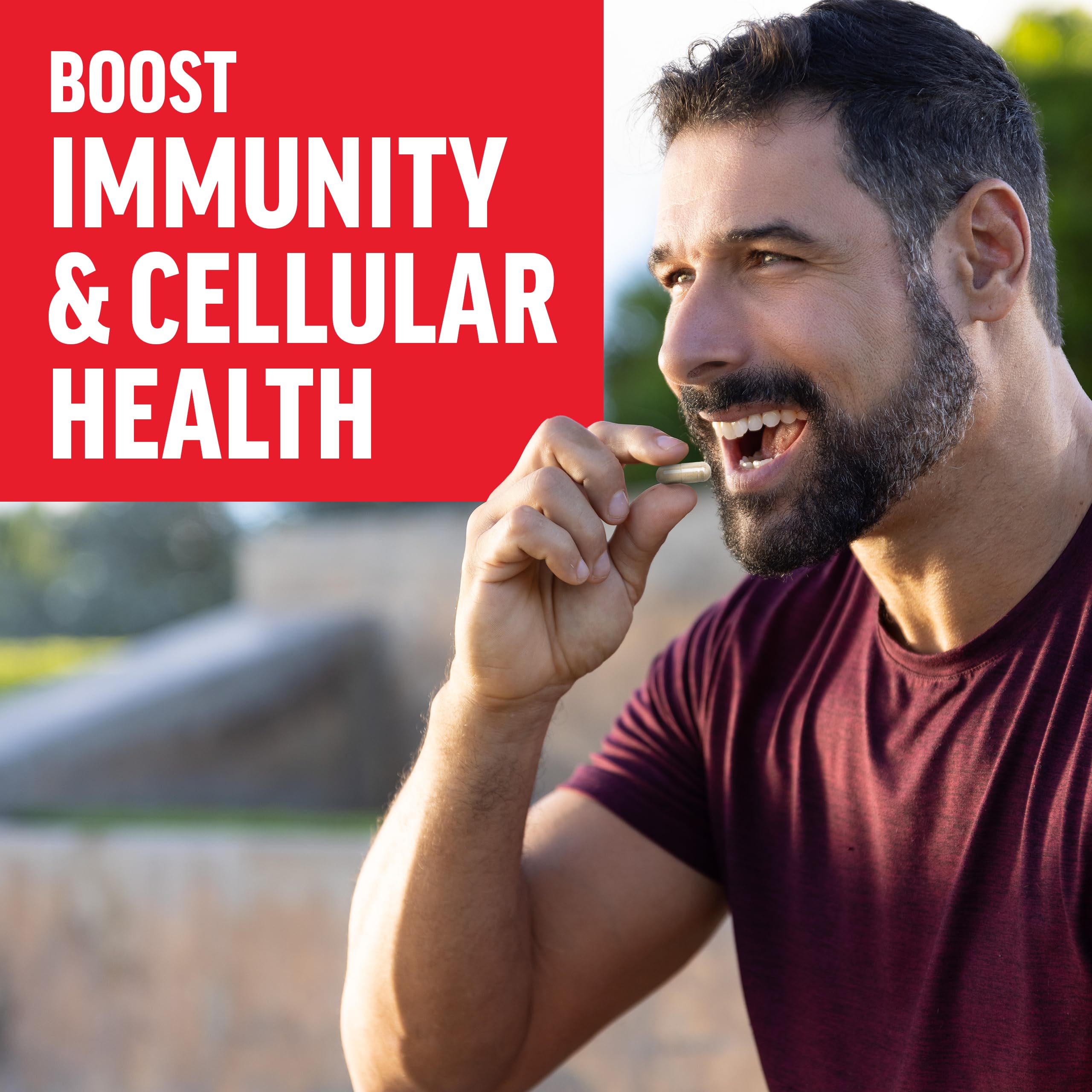 Cellular health benefits noted on bottle
