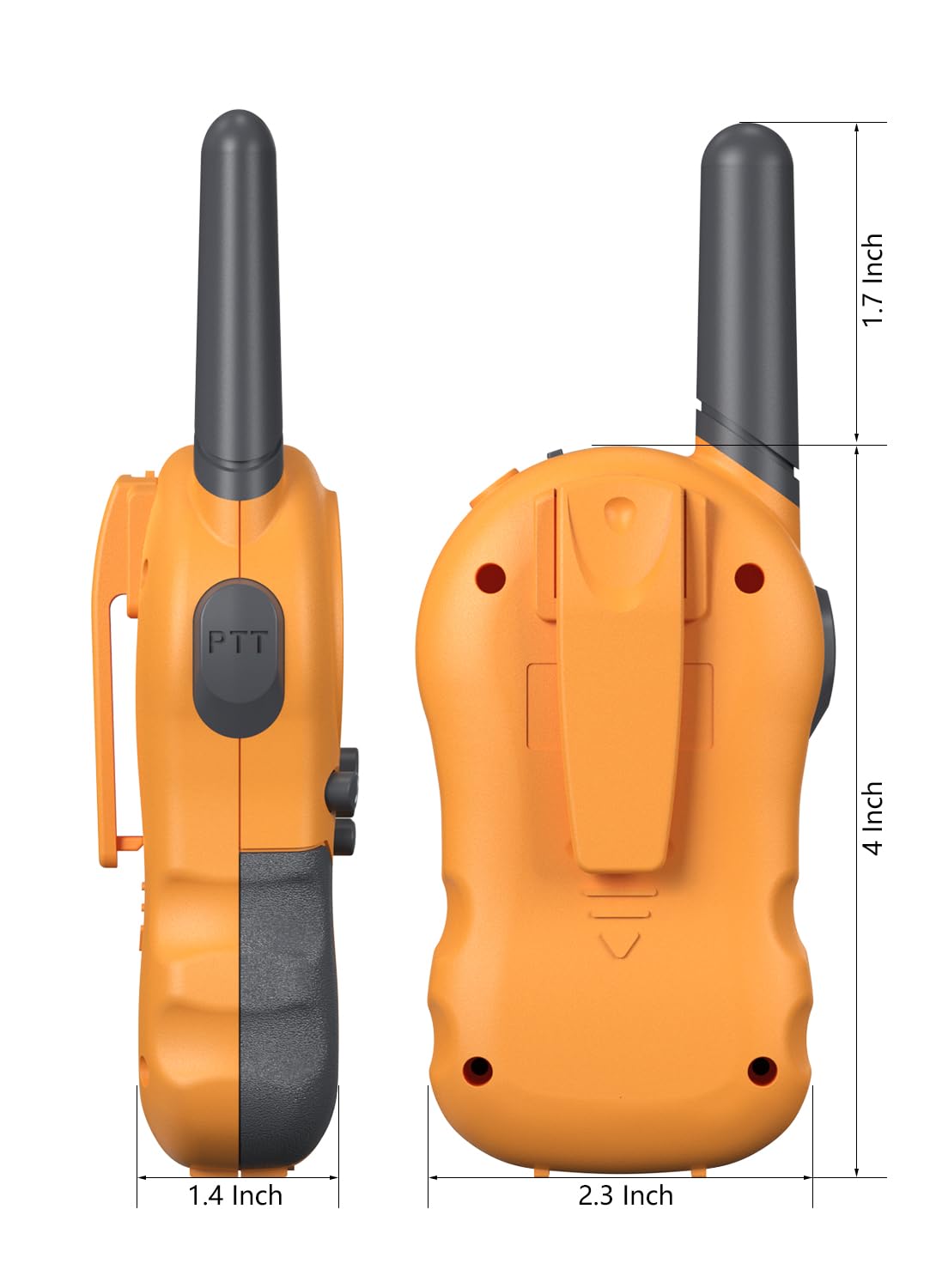 FOREDOM eco-friendly kid walkie talkies pack of 3