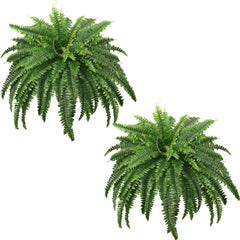 FOREST PRINCE fake ferns 42-50 inch length for outdoor planters