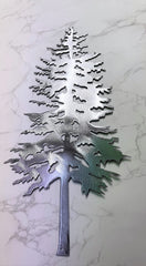 Forest Tree 15" Tall hanging decor with drilled holes