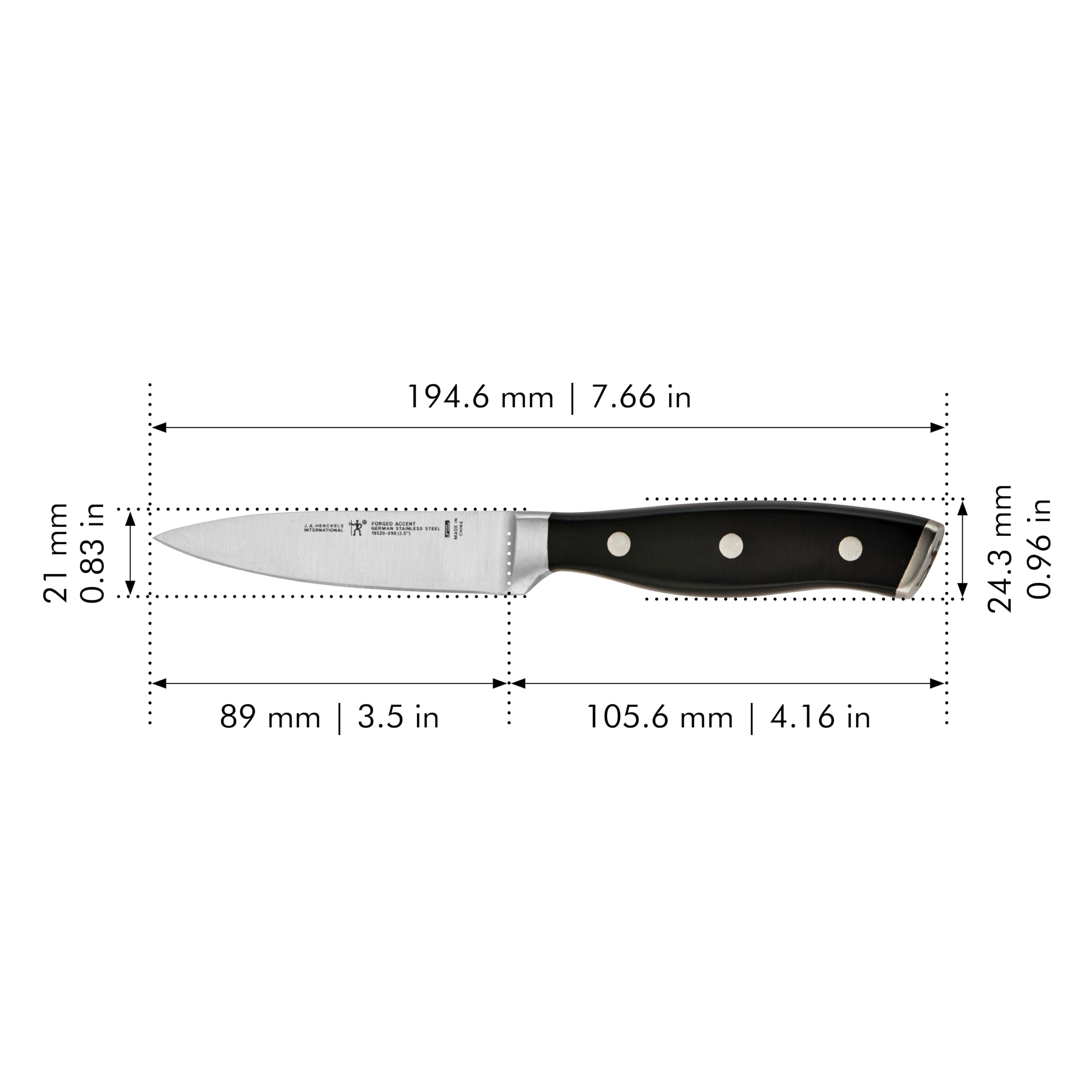 Forged bolster paring knife HENCKELS Forged Accent
