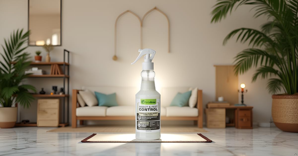 Peppermint and clove oil FortaGrow spray for indoor outdoor use