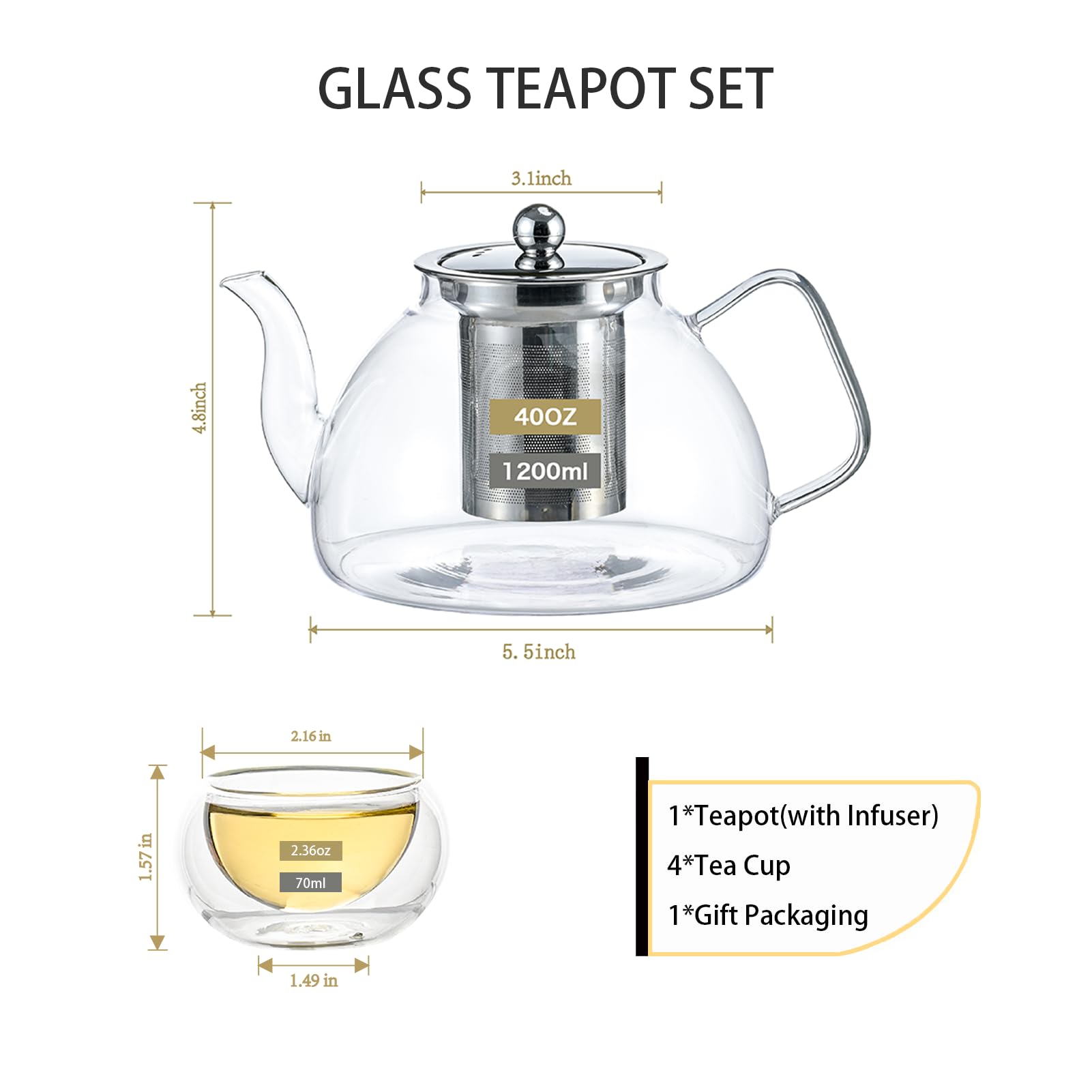 Brewing with loose leaf tea and tea bags
