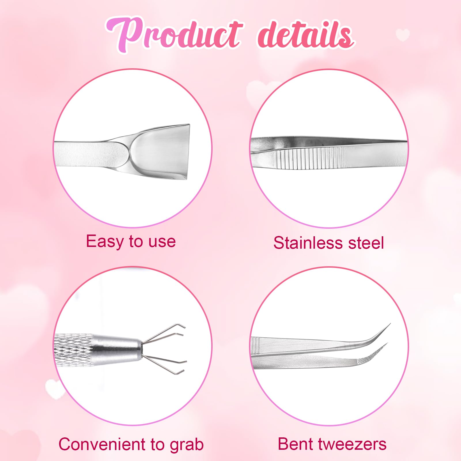 shovel-head tweezer for cake decoration stainless steel
