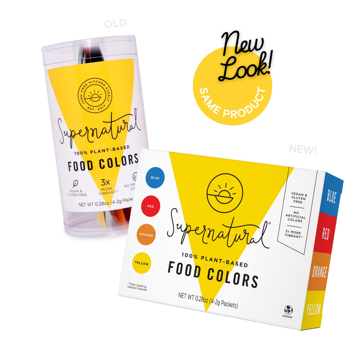 Four color natural dye set for frosting cake cookies