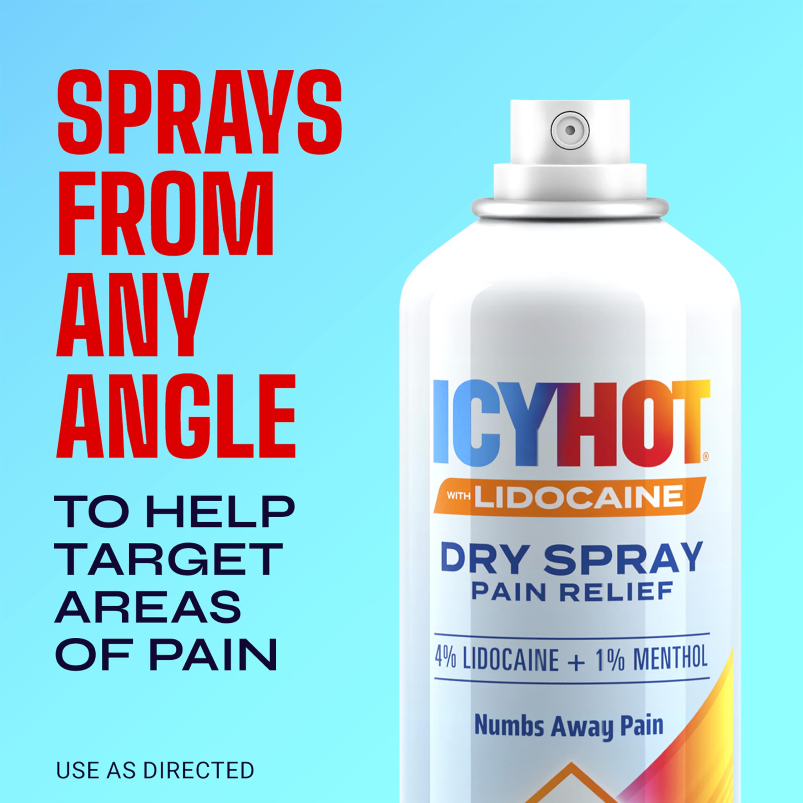 Four ounce Icy Hot lidocaine spray