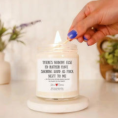 4 oz custom candle with lavender scent option
