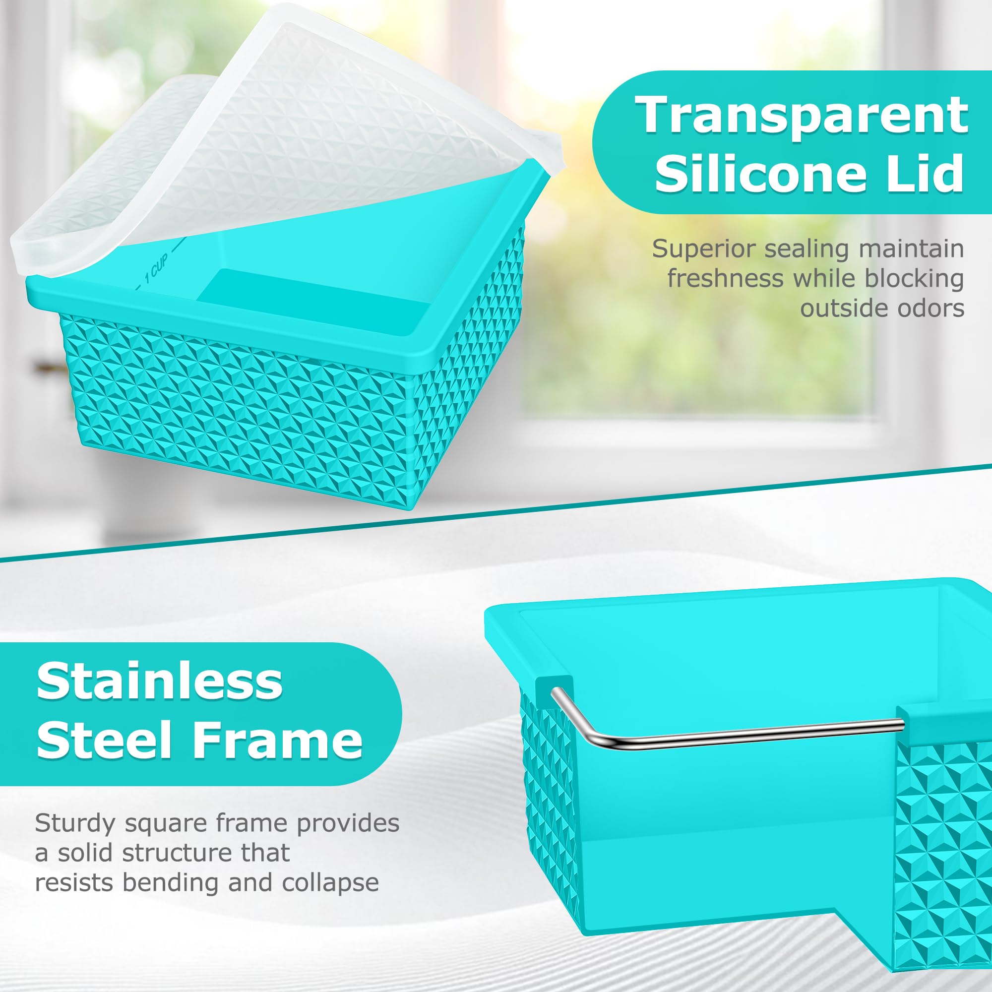 BPA-free silicone freezer mold for easy release
