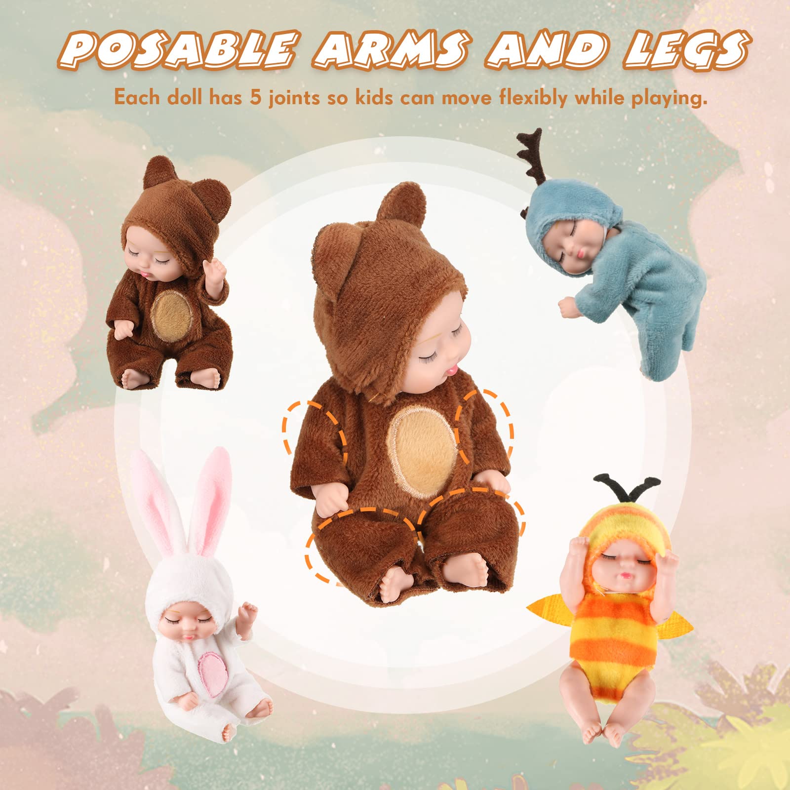 washable pvc material with handmade soft clothes