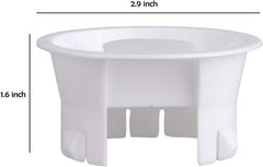 Universal fit plastic lids for carafes and bistro jugs