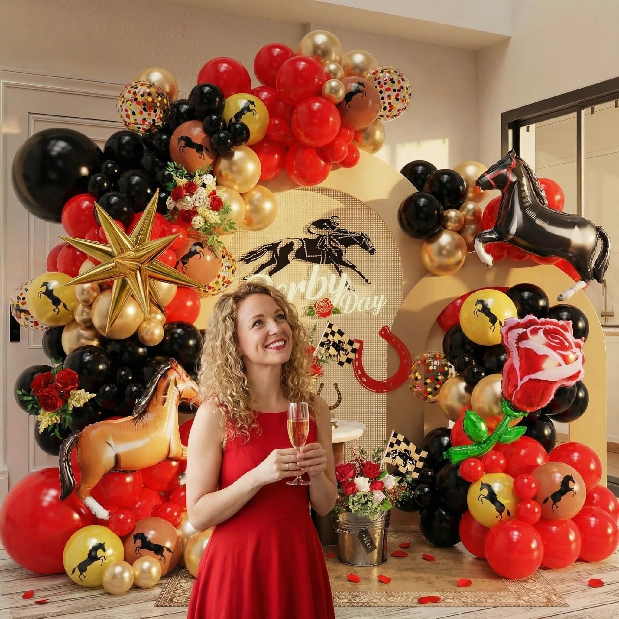 Balloons in four sizes 18 12 10 5 inches