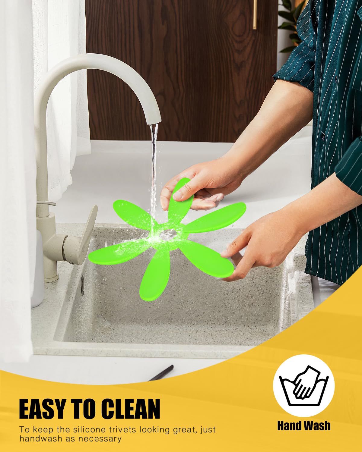 Premium food-grade silicone trivets for daily use
