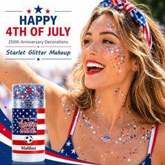 Fourth of July glitter stick for party outfits