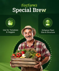 Liquid fertilizer with earthworm castings and micronutrients