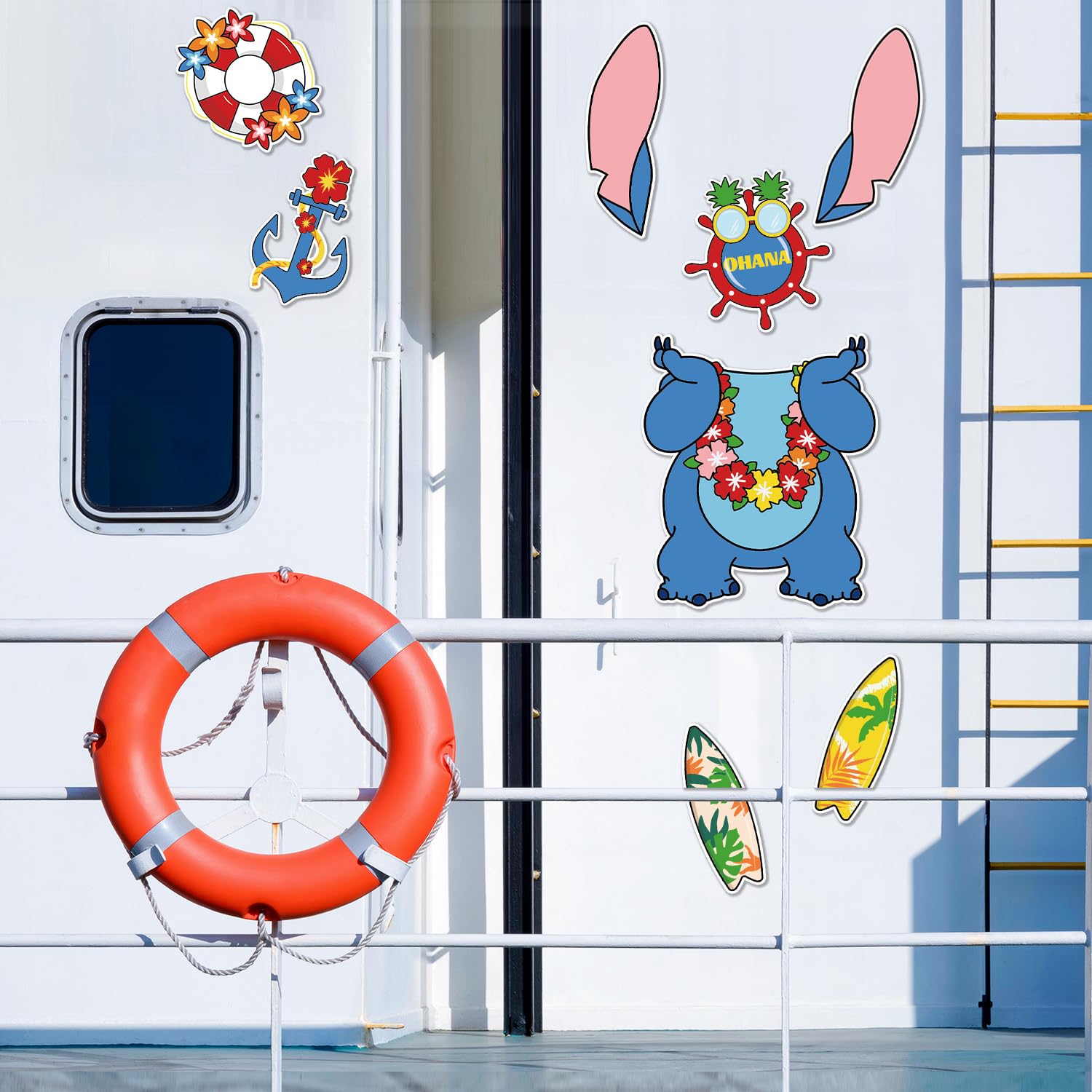 Reusable fridge magnets for cruise door decoration