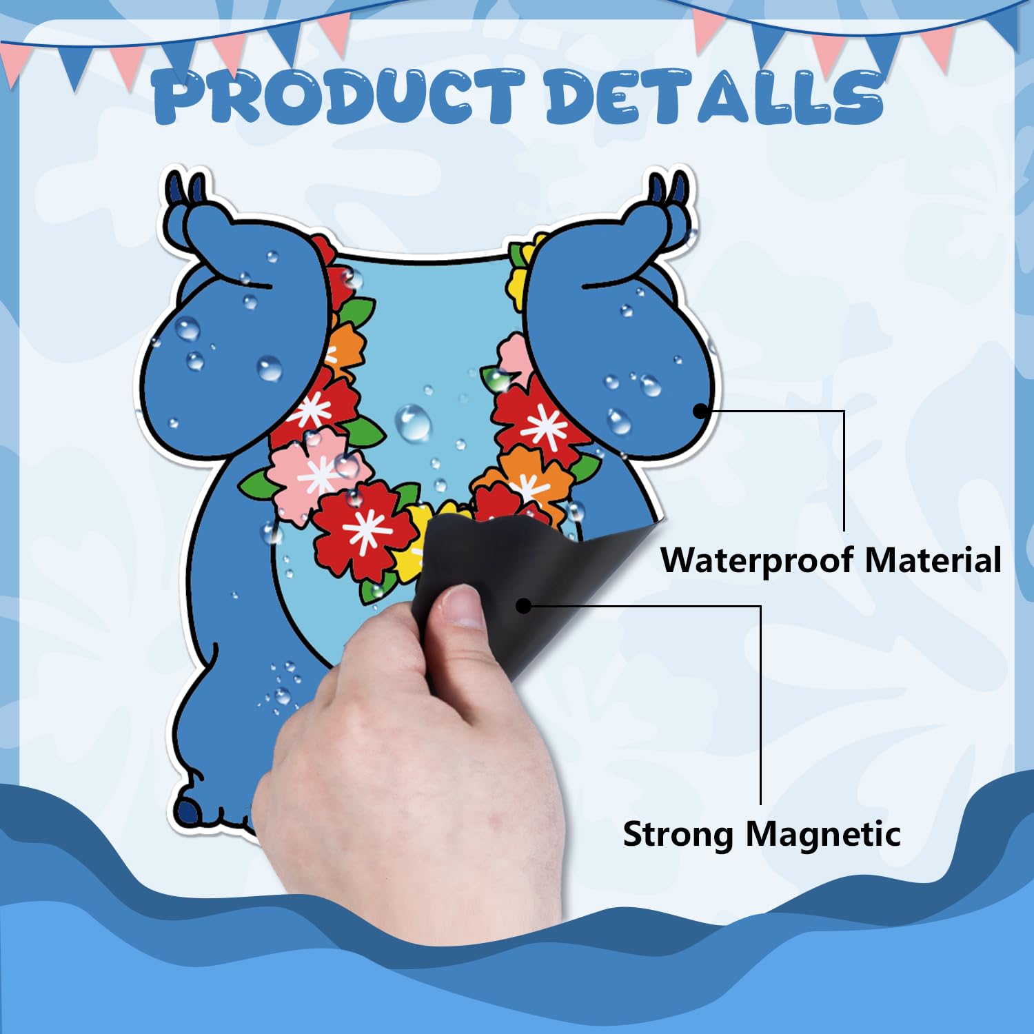 Reflective magnetic materials waterproof magnets for metal surfaces