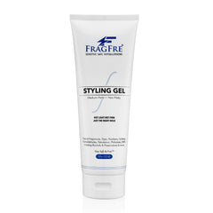 fragfre hair styling gel bottle front view