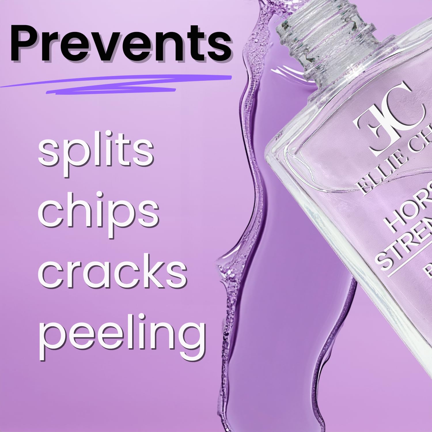 Fragrance free vegan friendly nail care notes on packaging
