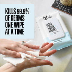 Fragrance-free sanitizing wipes four packs home and car