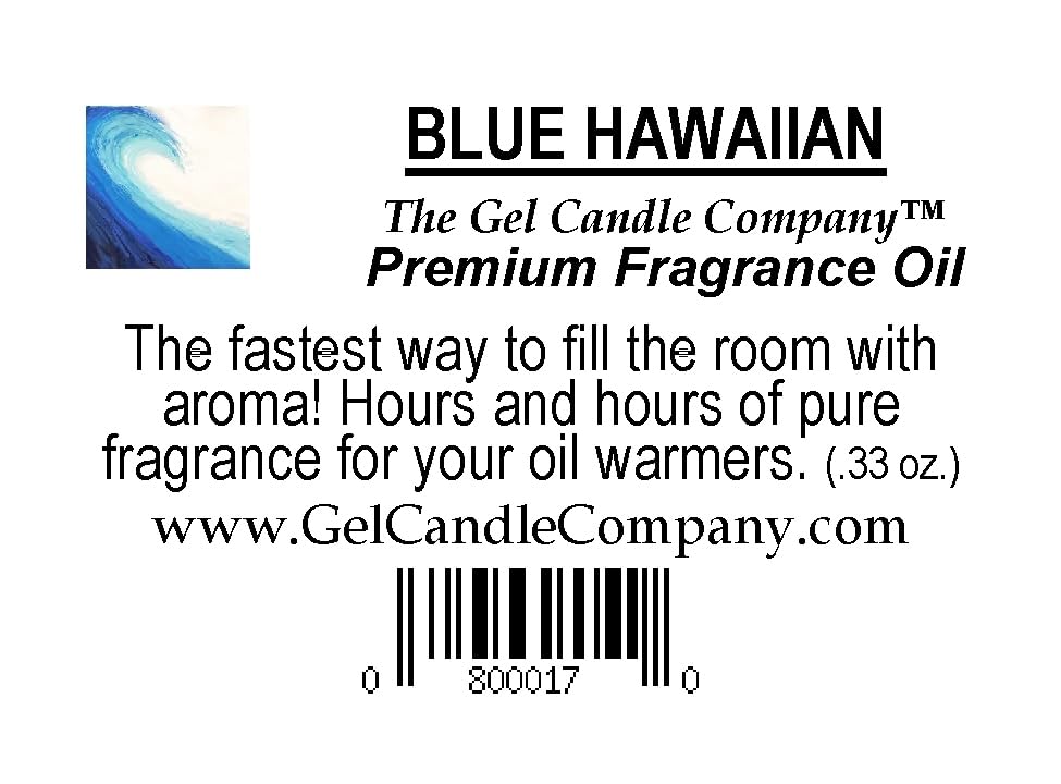 The Gel Candle Company fragrance oil packaging 10ML
