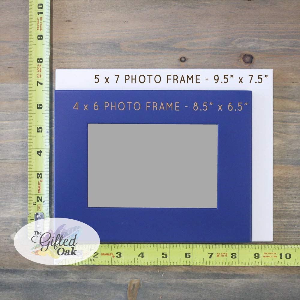 5x7 size holds a 5x7 photo