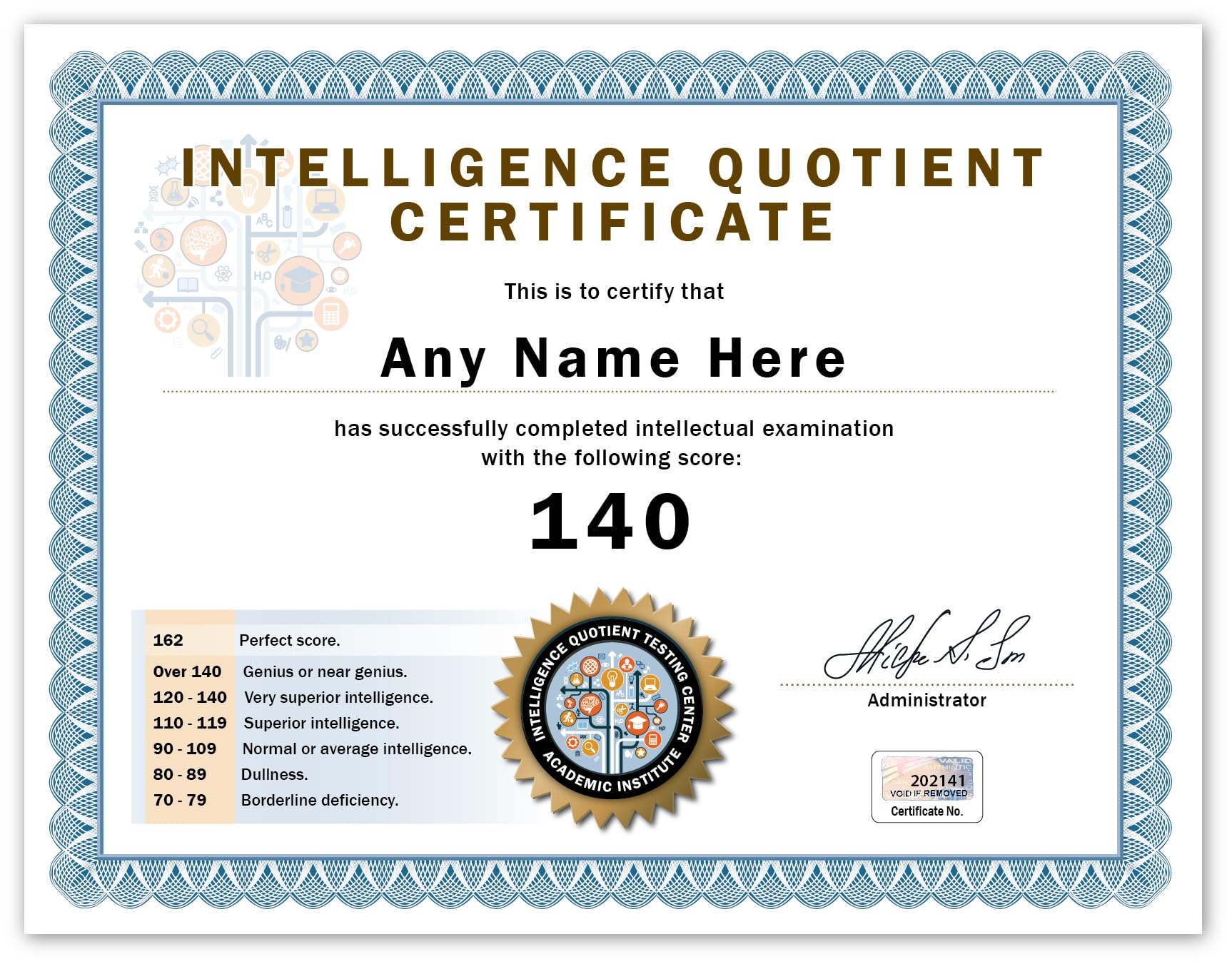 Framed certificate option with wood frame and scratch-resistant cover