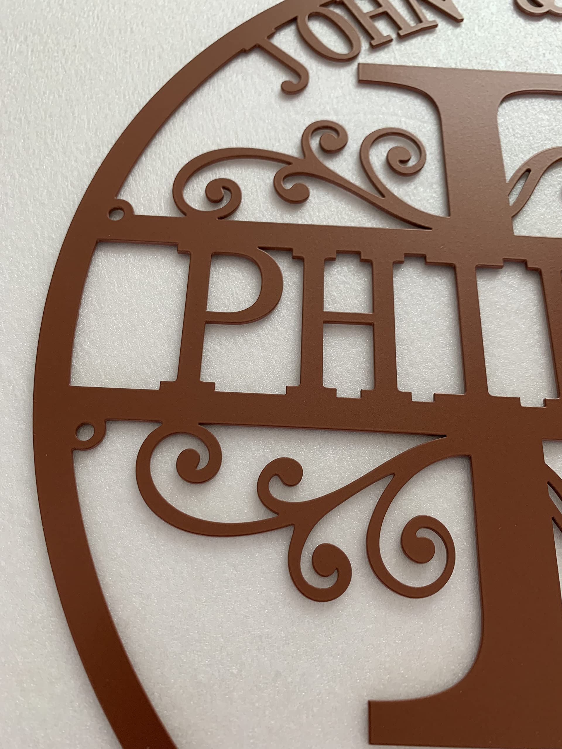 Outdoor and indoor use copper sign by FranJohnsonHouse