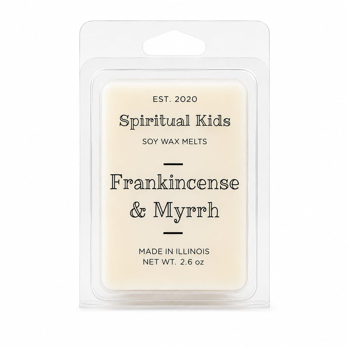 Frankincense & Myrrh soy wax melts 2.6oz 1 pack 6 cubes