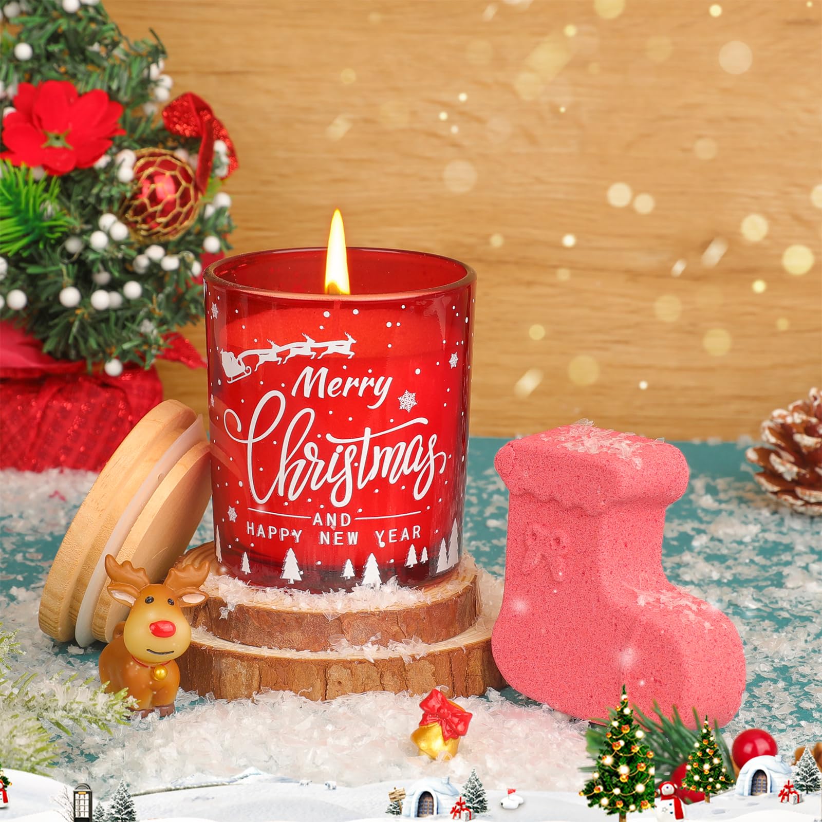 Freesia scented candle 200g image