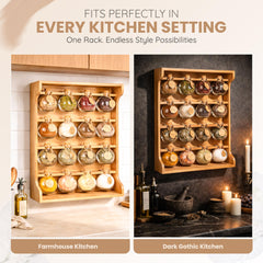 Wall mount or freestanding spice rack by Byers Choice