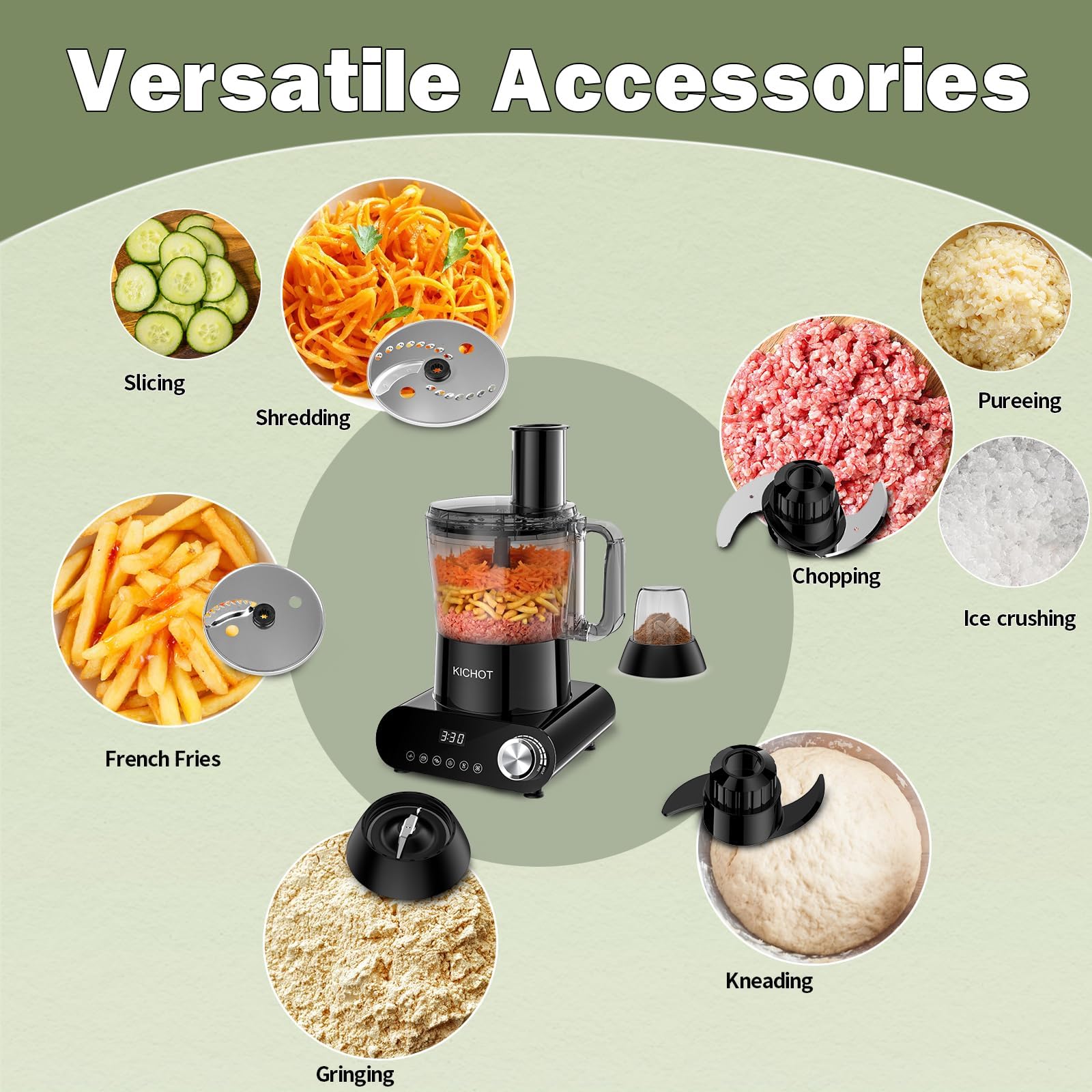 french fry cutter attachment for processor