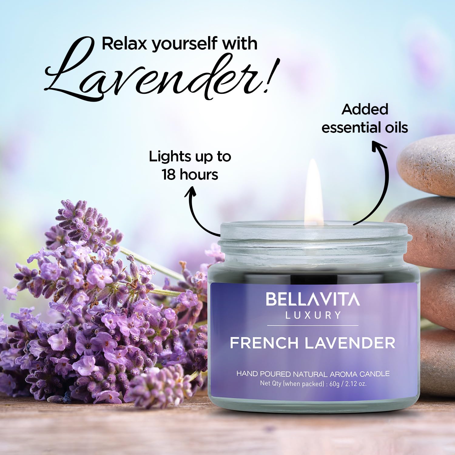 Indian Cinnamon scent candle from Bella Vita fall decor set