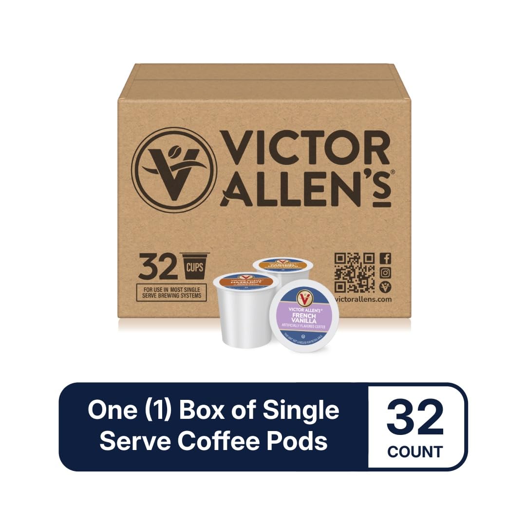 Caramel Macchiato flavored coffee pod by Victor Allen's