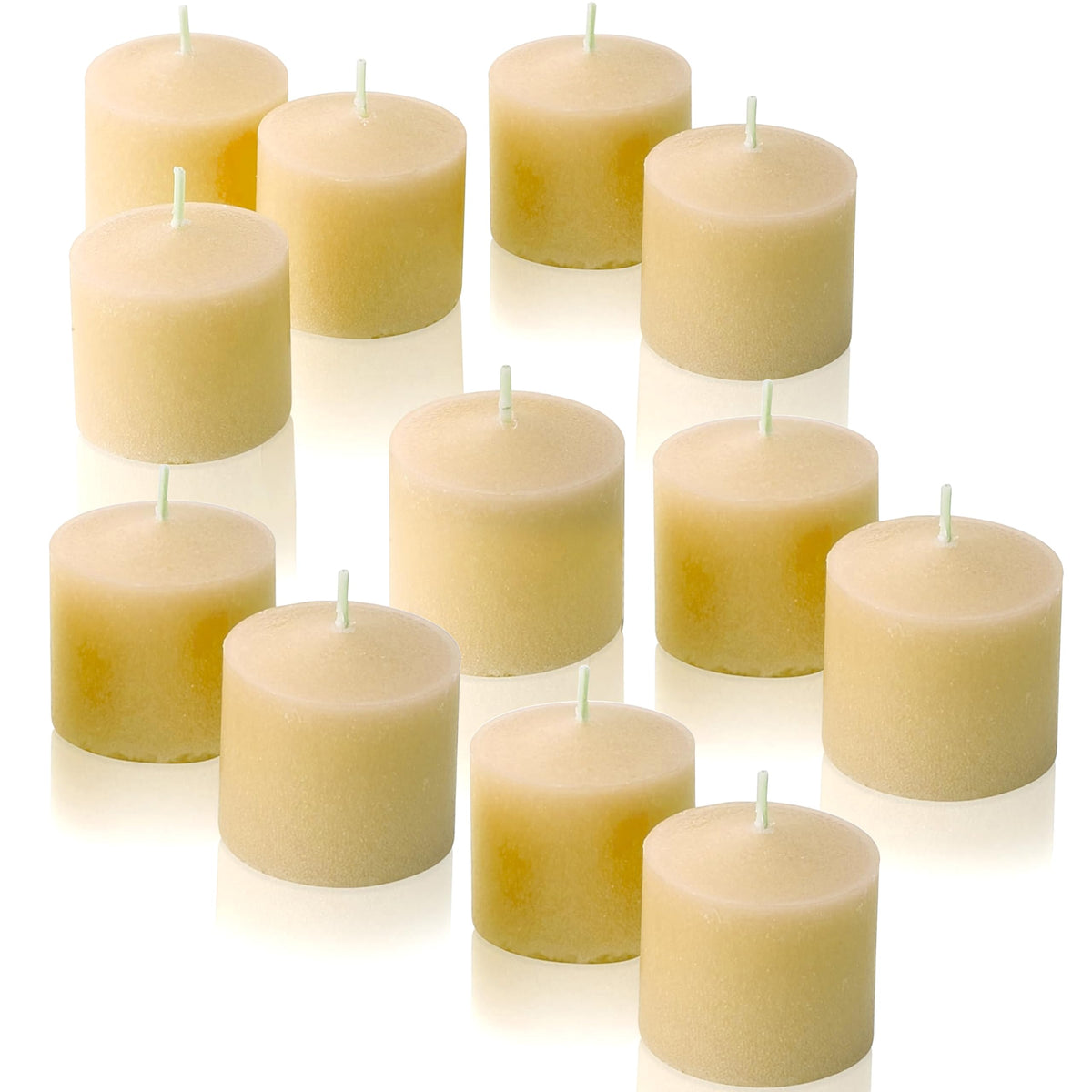 French Vanilla scented votive candle set of 12