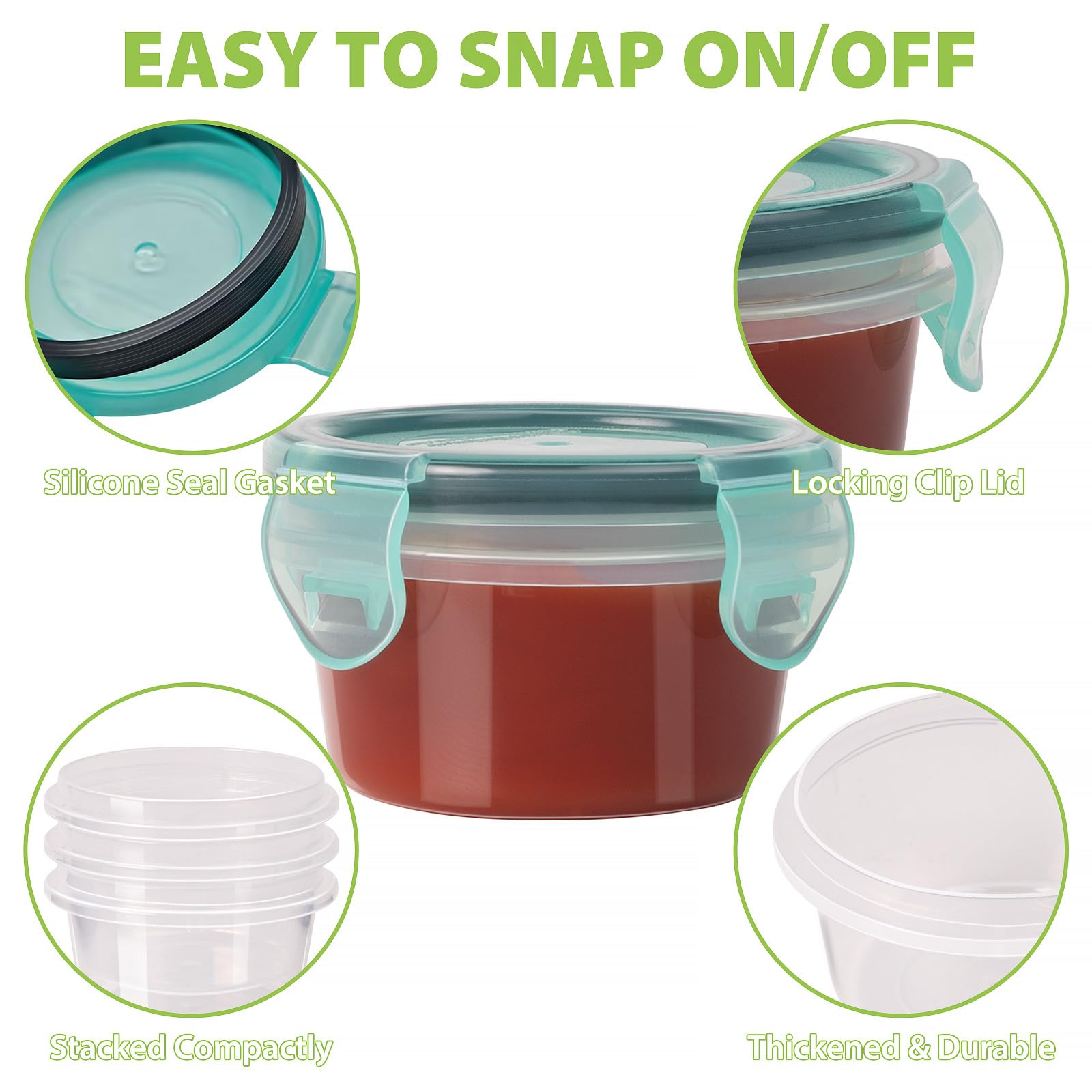 Freshmage see-through dressing container contents visible