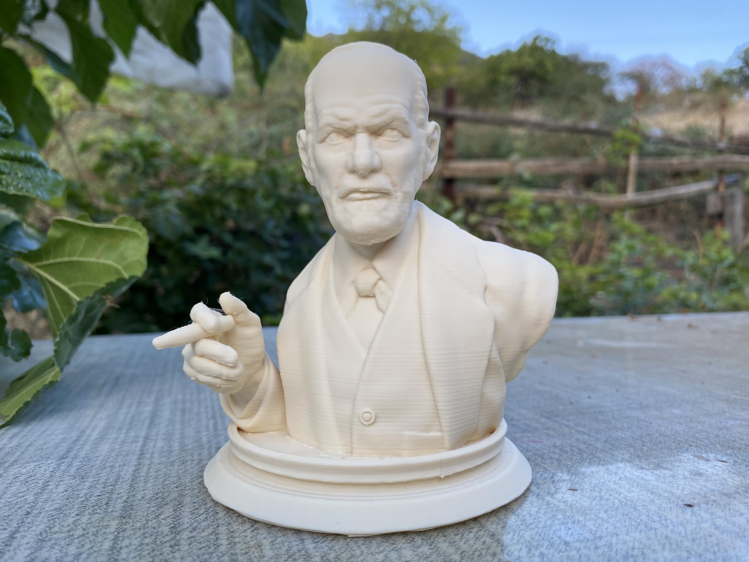 3D printed Freud bust for desk decor