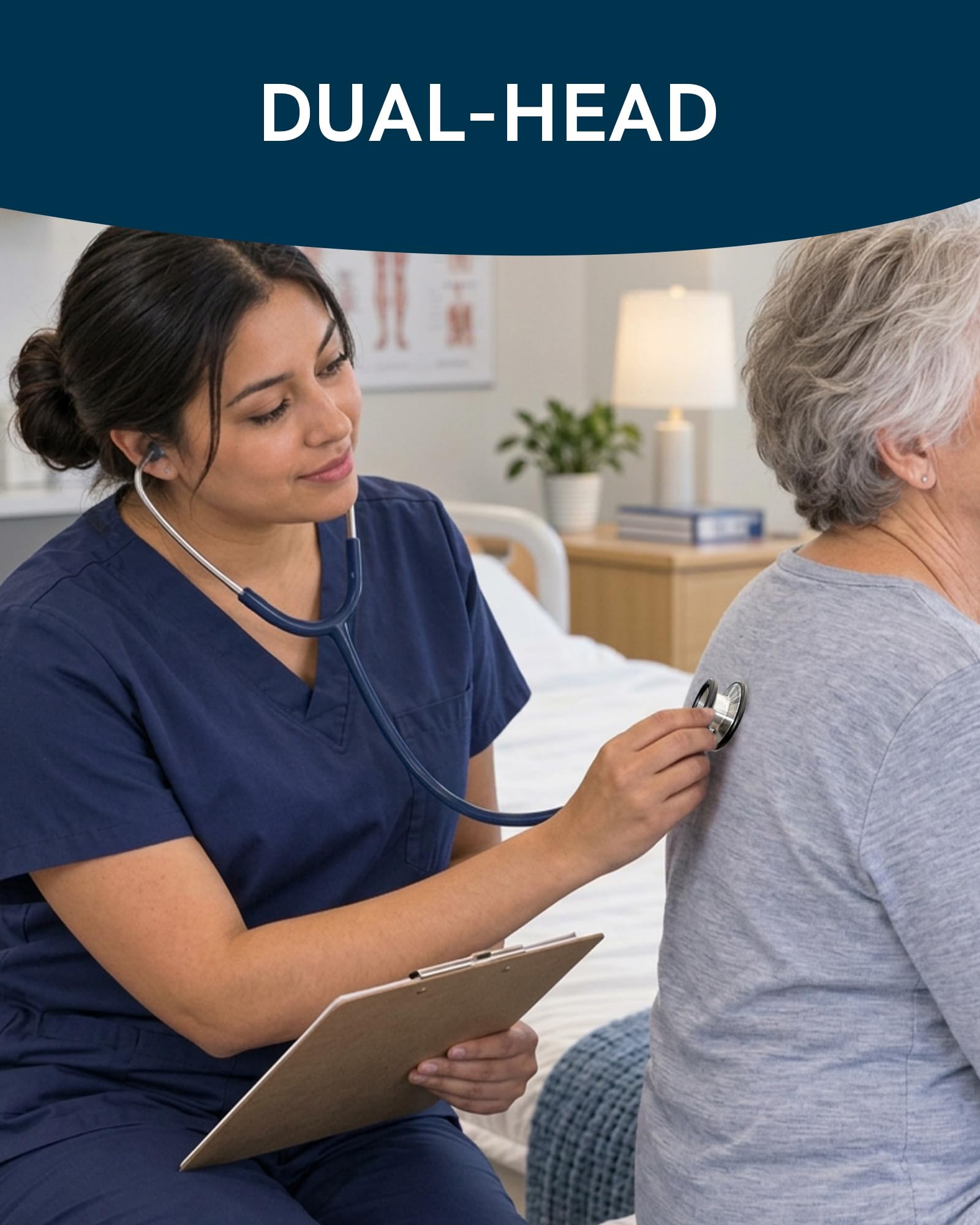 Complete starter kit includes extra diaphragm ear tips name tag